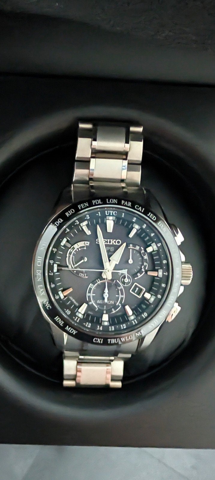Seiko Astron GPS Solar 8X53-0AB0 - Zo goed als nieuw, Ophalen of Verzenden, Zo goed als nieuw, Staal, Seiko
