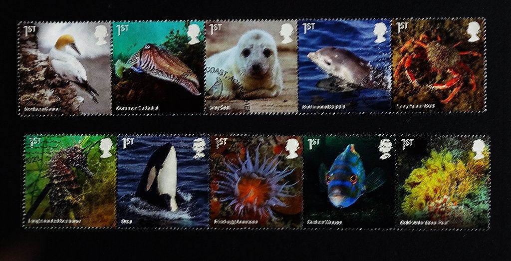UK / Engeland 2021 Wild Coasts, Verzenden, Gestempeld