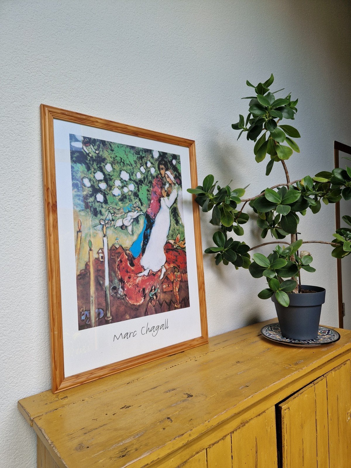 chagal " the three candles", Antiek en Kunst, Ophalen
