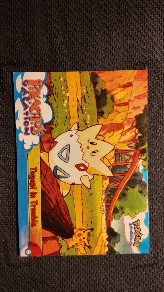 pikachus vacation togepi in trouble  topps | Pokemon kaart, Ophalen, Zo goed als nieuw, Losse kaart