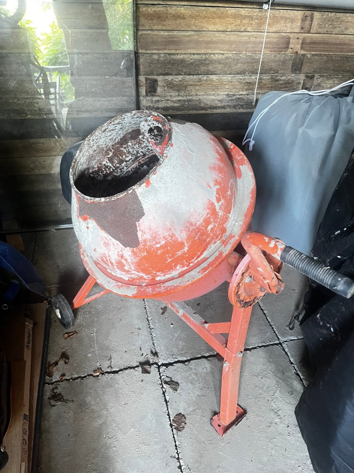 betonmolen 63 liter, betonmixer, cementmolen, mortelmixer,, Doe-het-zelf en Verbouw, Ophalen