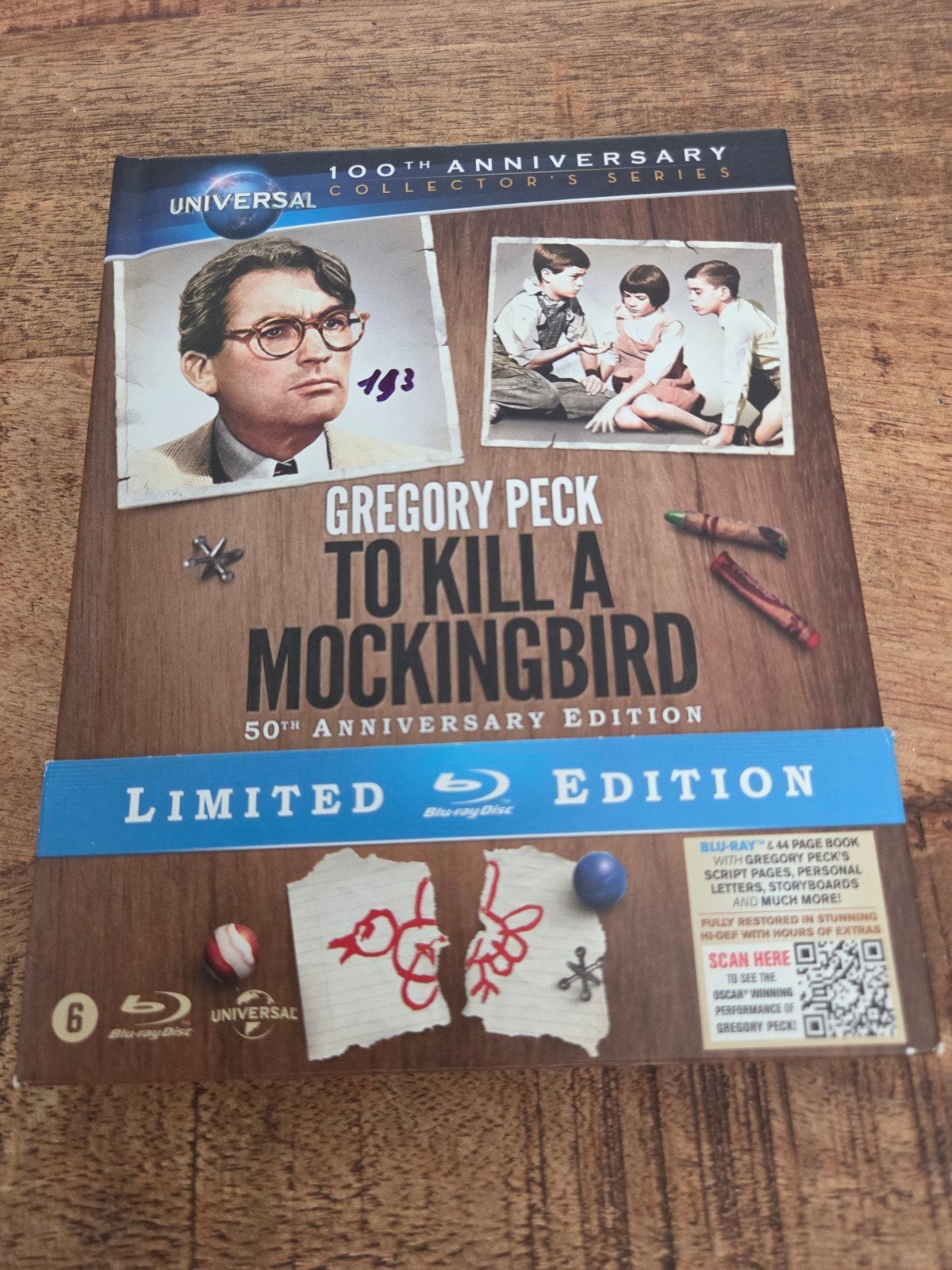to kill a mockingbird blu ray (1962)gregory peck, Ophalen of Verzenden, Zo goed als nieuw, Actie