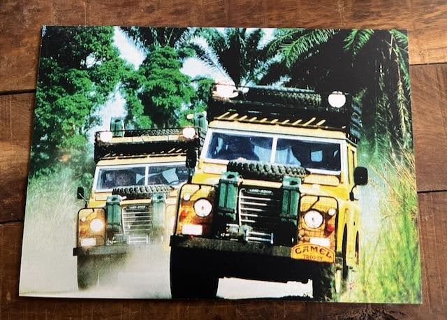 Camel trophy visual - Dik sterk karton  42x30, Ophalen of Verzenden, Auto's