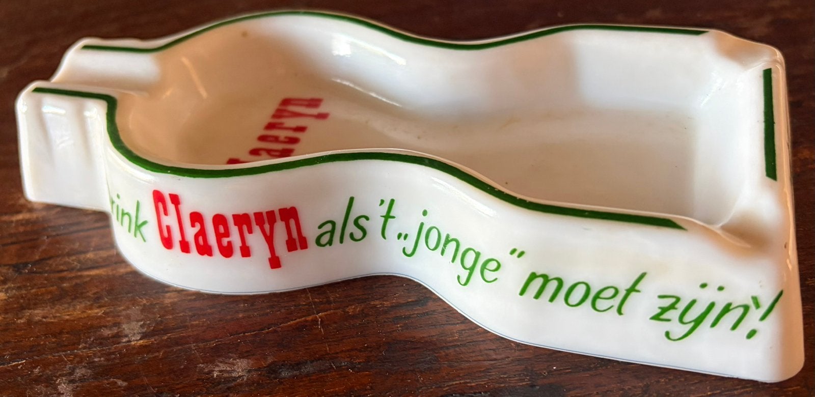 Claeryn asbak, Verzamelen, Merken en Reclamevoorwerpen, Ophalen of Verzenden, Gebruikt, Gebruiksvoorwerp