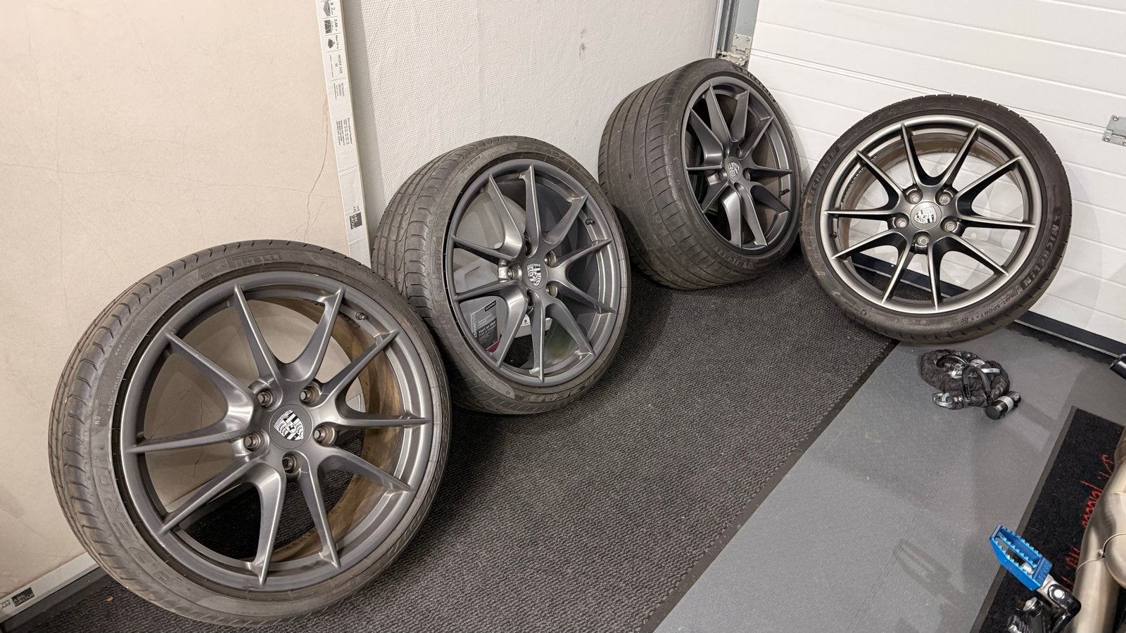 Porsche 911 Sport Design 20 inch velgen 991.1/   997, Ophalen, Gebruikt, 295 mm, Banden en Velgen