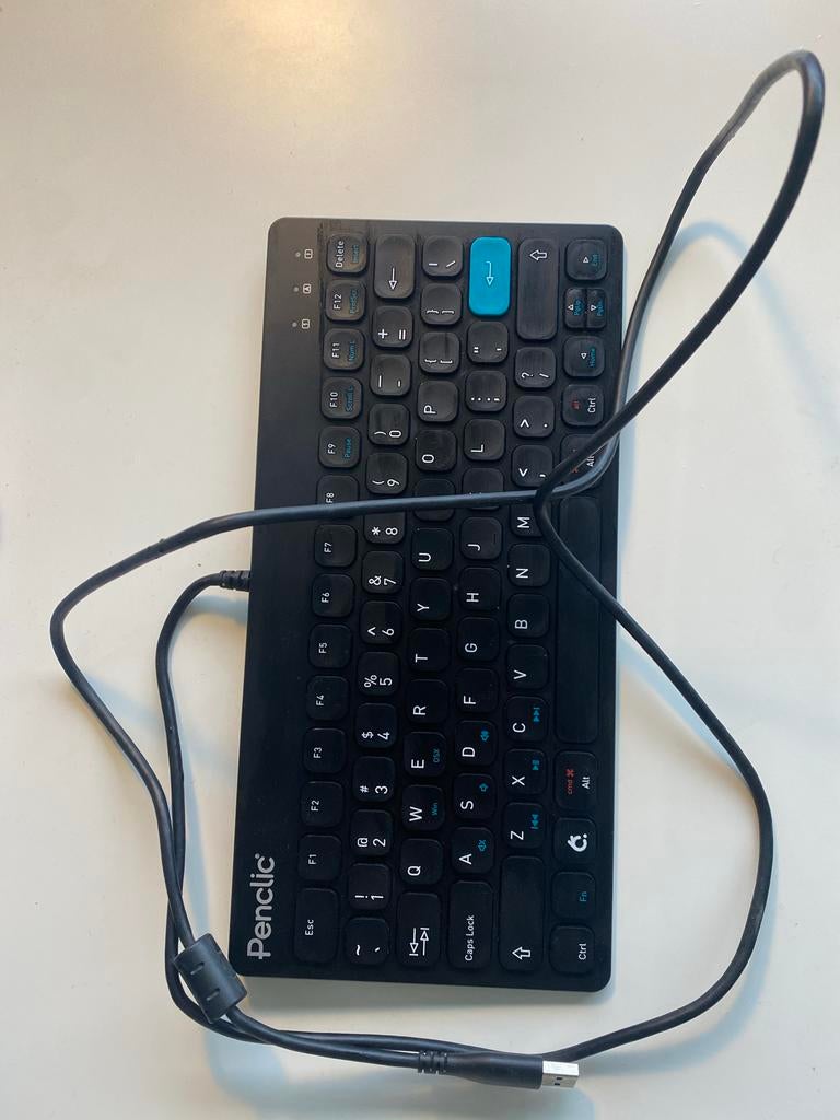 Penclic bedraad toetsenbord - Compact en QWERTY, Ophalen of Verzenden, Qwerty, Nieuw, Bedraad