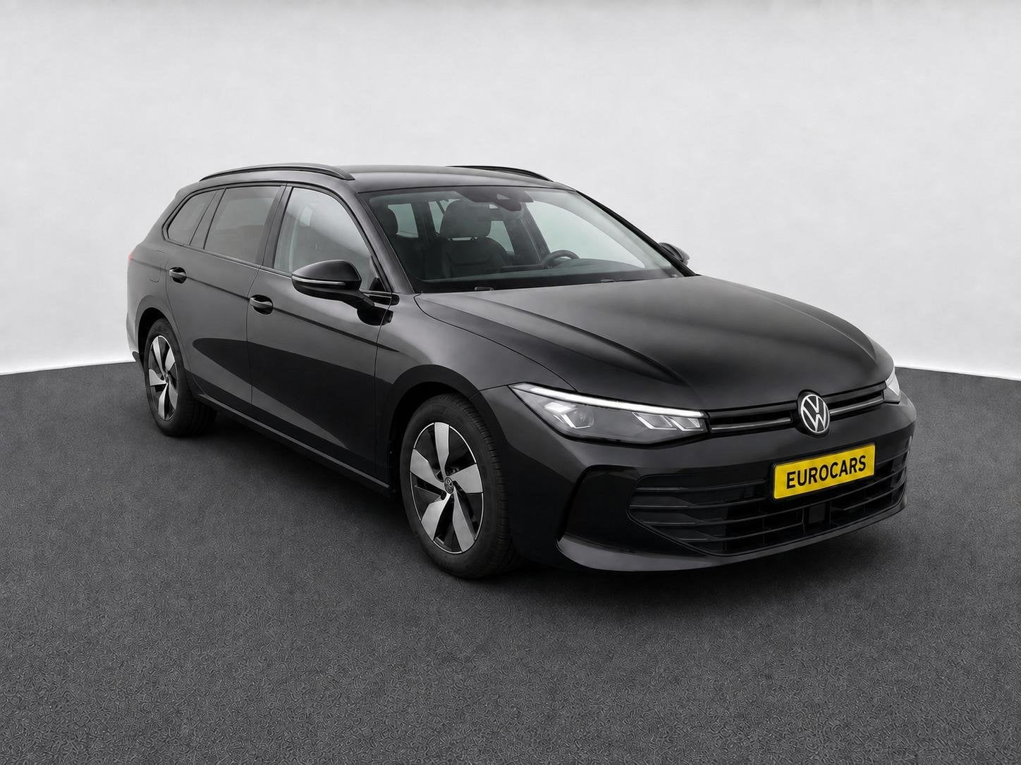 Volkswagen Passat Variant 1.5 eTSI Business Navigatie Apple, Auto's, Zwart, 4 cilinders, Verwarmde buitenspiegels, Zwart