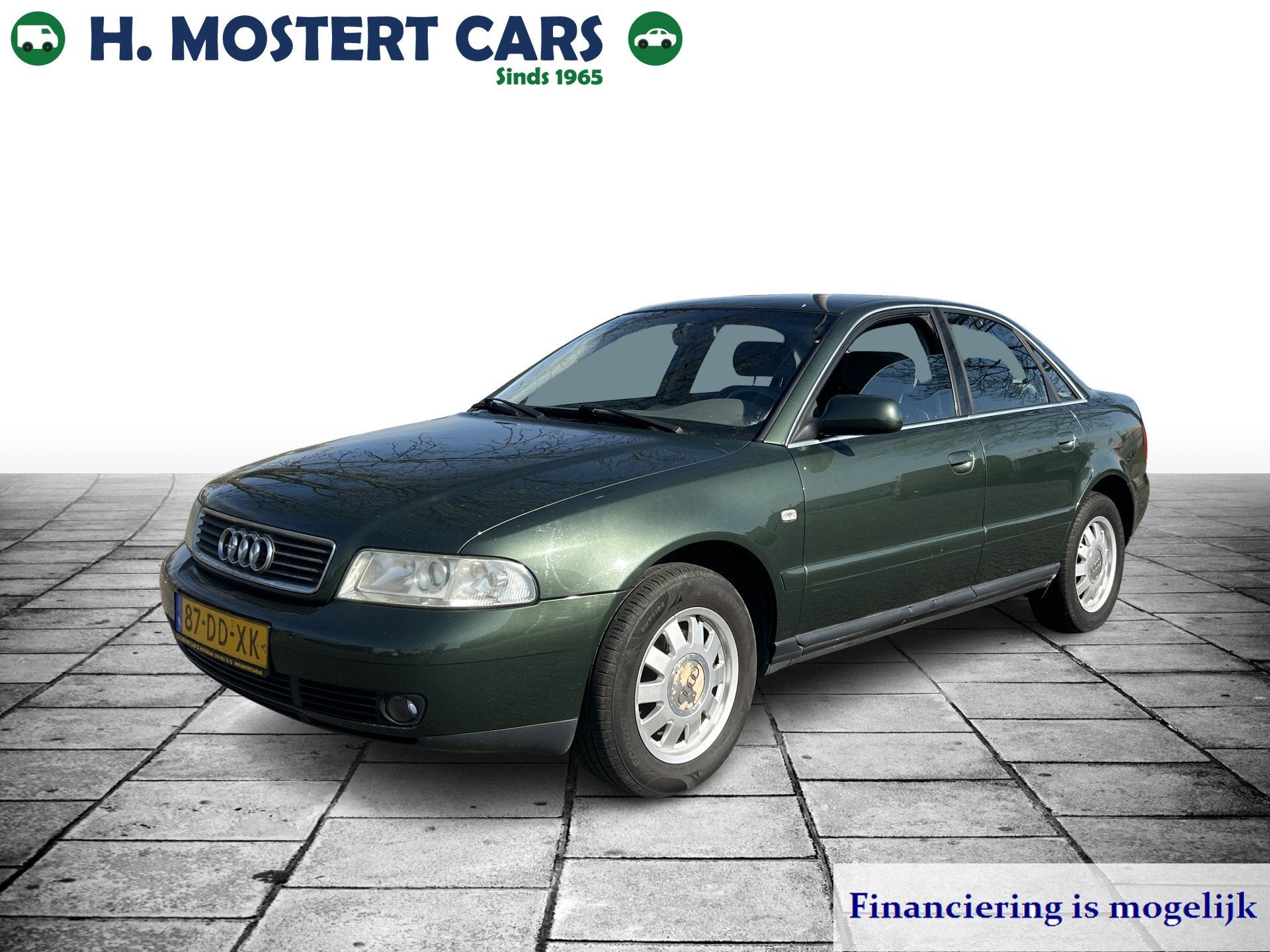 Audi A4 Limousine 1.8 5V Advance * TREKHAAK * NIEUWE APK 02-, Auto's, Audi, Stof, Gebruikt, 4 cilinders, Startonderbreker