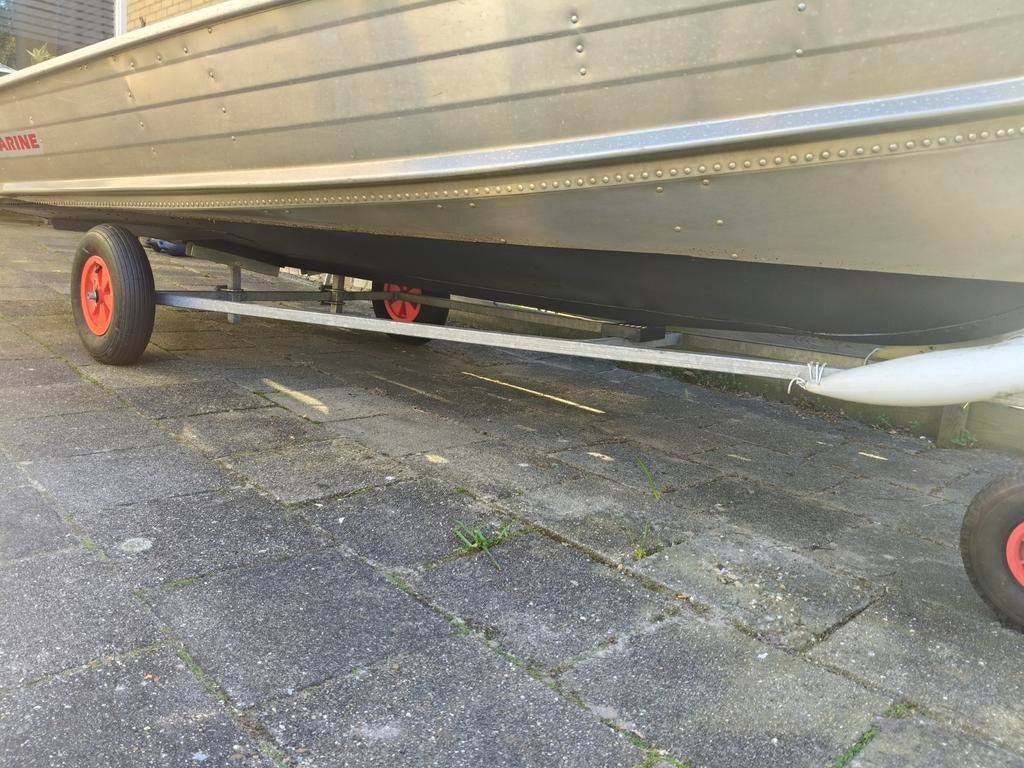 Mercury 6PK + trail, Watersport en Boten, Vis- en Consoleboten, Ophalen, Tot 10 pk, Aluminium, Buitenboordmotor