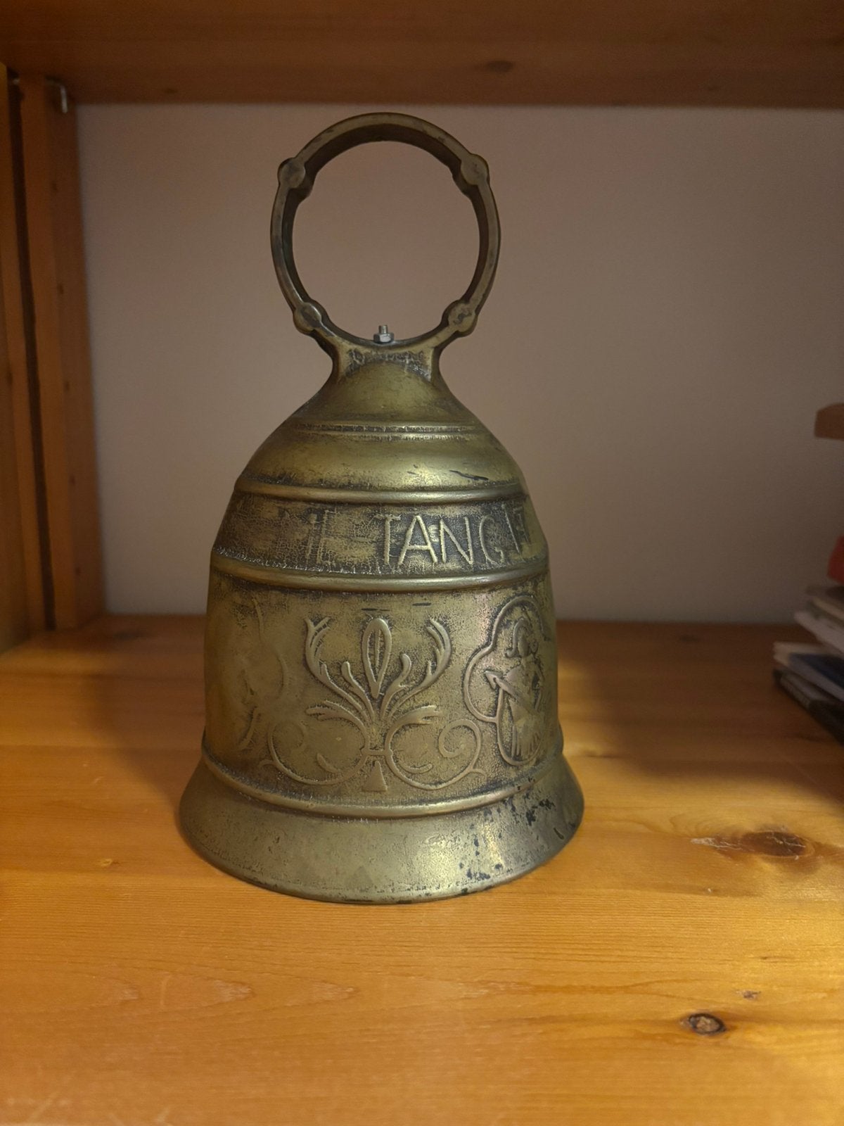 Antieke metalen bel, Antiek en Kunst, Ophalen of Verzenden