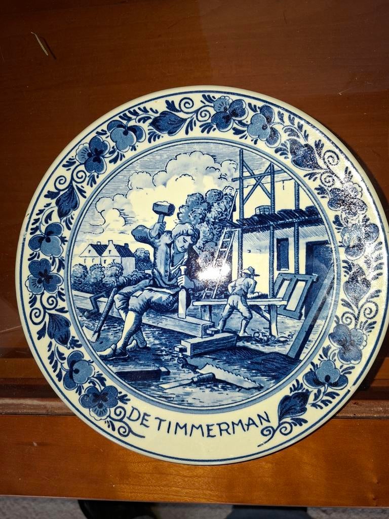 Wandbord 'De Timmerman' - Koninklijke Goedewaag, Ophalen of Verzenden