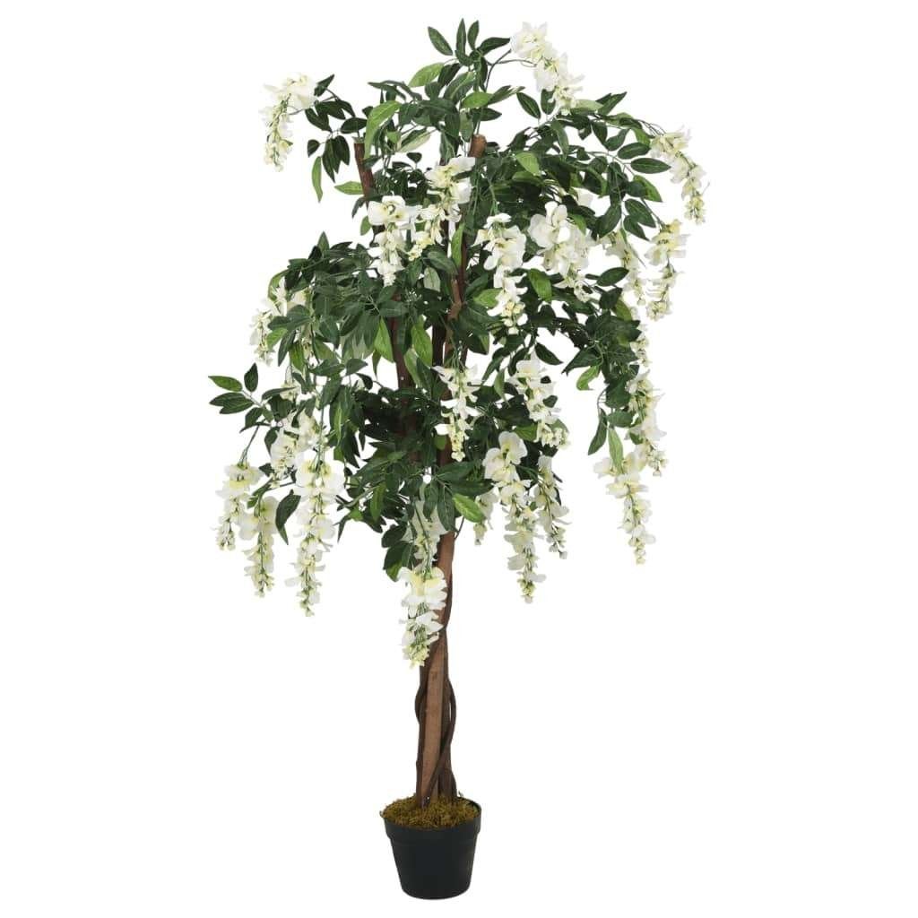 Kunstboom kunstplant kunst wisteria 150cm wit GRATIS BEZORGD, Binnen, Verzenden, Onderhoudsvrij, Kunstplant