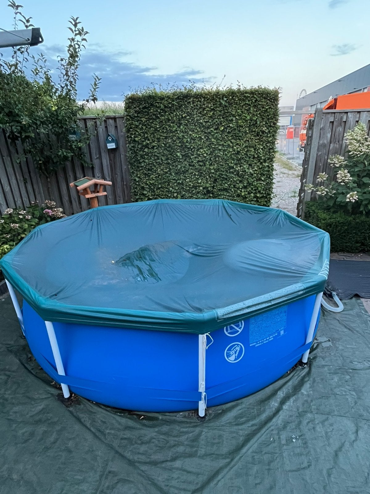 Intex afdekzeil & solar bubble cover, Ophalen of Verzenden, Zo goed als nieuw, Afdekzeil