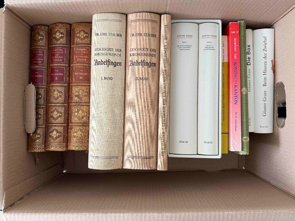 Verhuisdoos vol boeken Duitstalig III, Ophalen, Gelezen, Geschiedenis en Politiek
