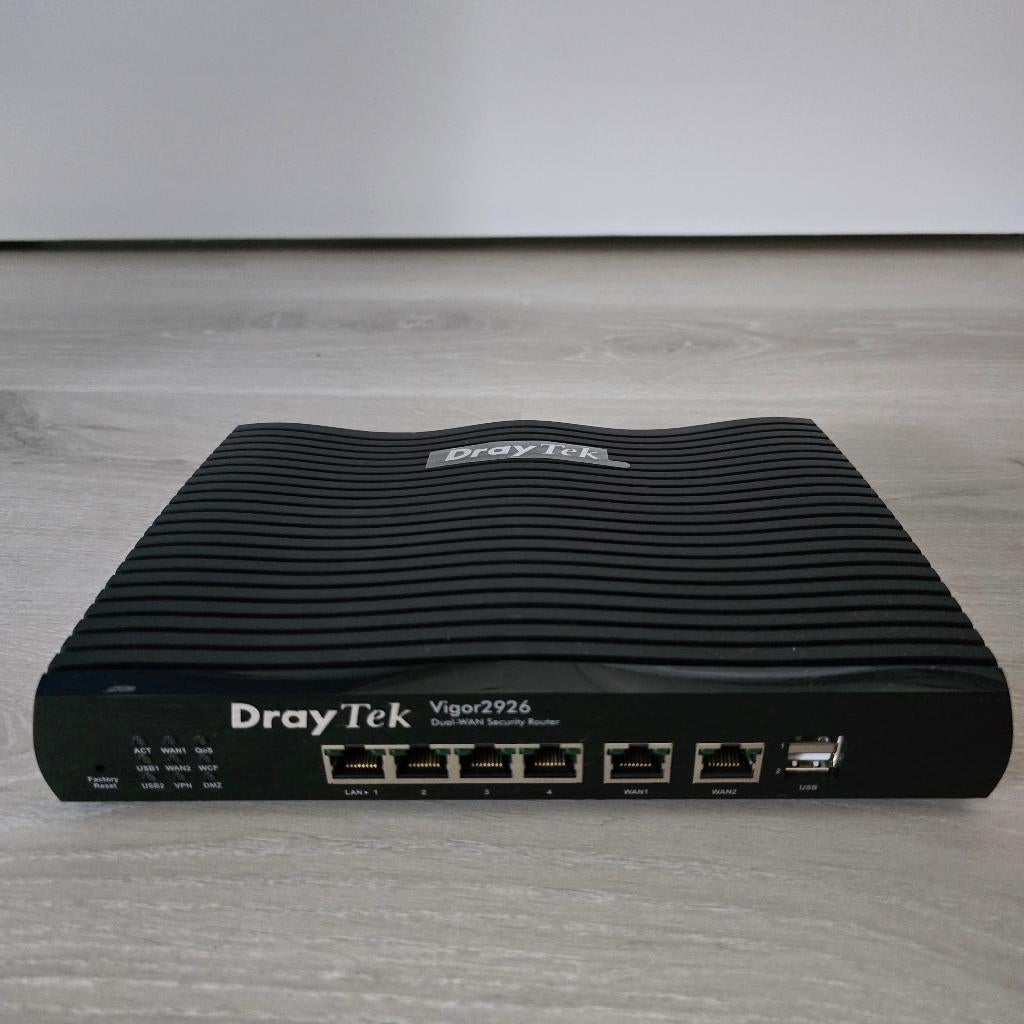 DrayTek Vigor 2926 – Dual-WAN Security Router, Ophalen of Verzenden, Niet werkend, Router, DrayTek Vigor
