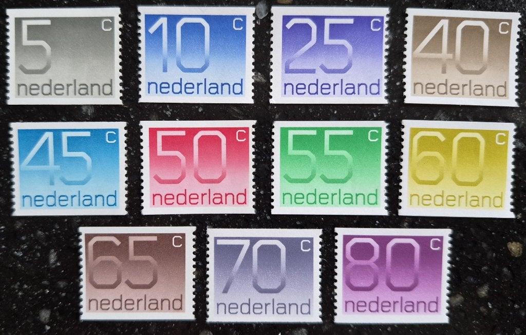 POSTZEGELS NEDERLAND 1976 POSTFRIS 2 ZIJDIG ONGETAND, Ophalen of Verzenden, Na 1940, Postfris