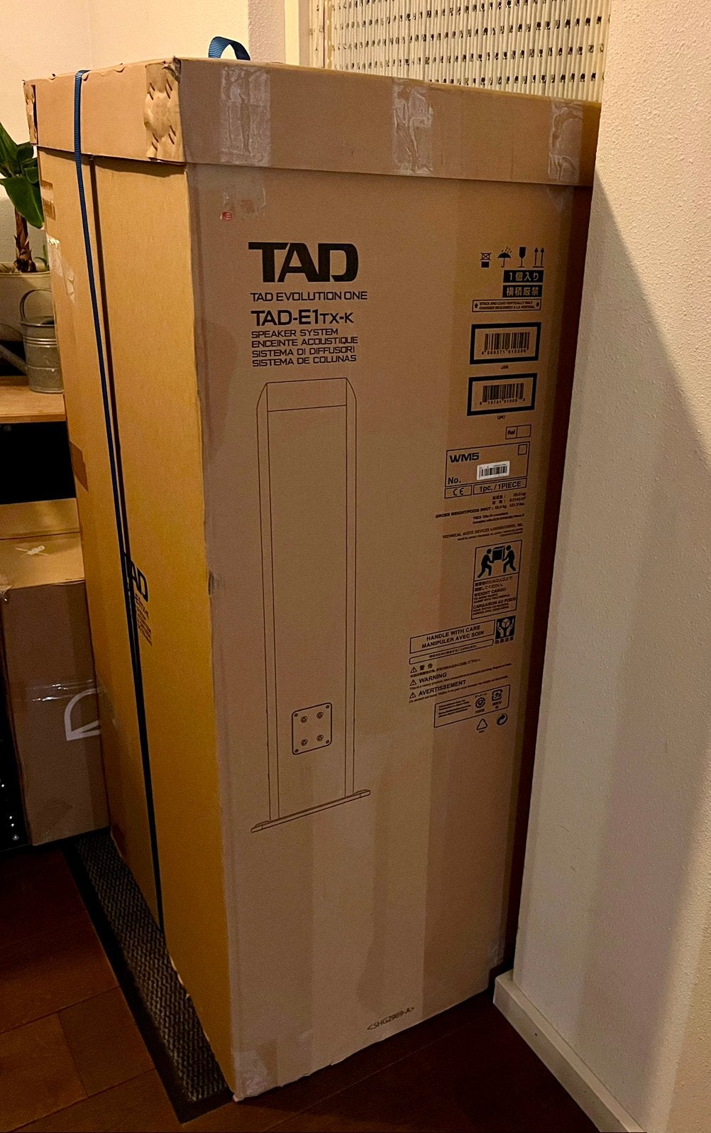 TAD orginele transport dozen voor de E1 TX, Audio, Tv en Foto, Luidsprekers, Ophalen, Zo goed als nieuw, Overige merken