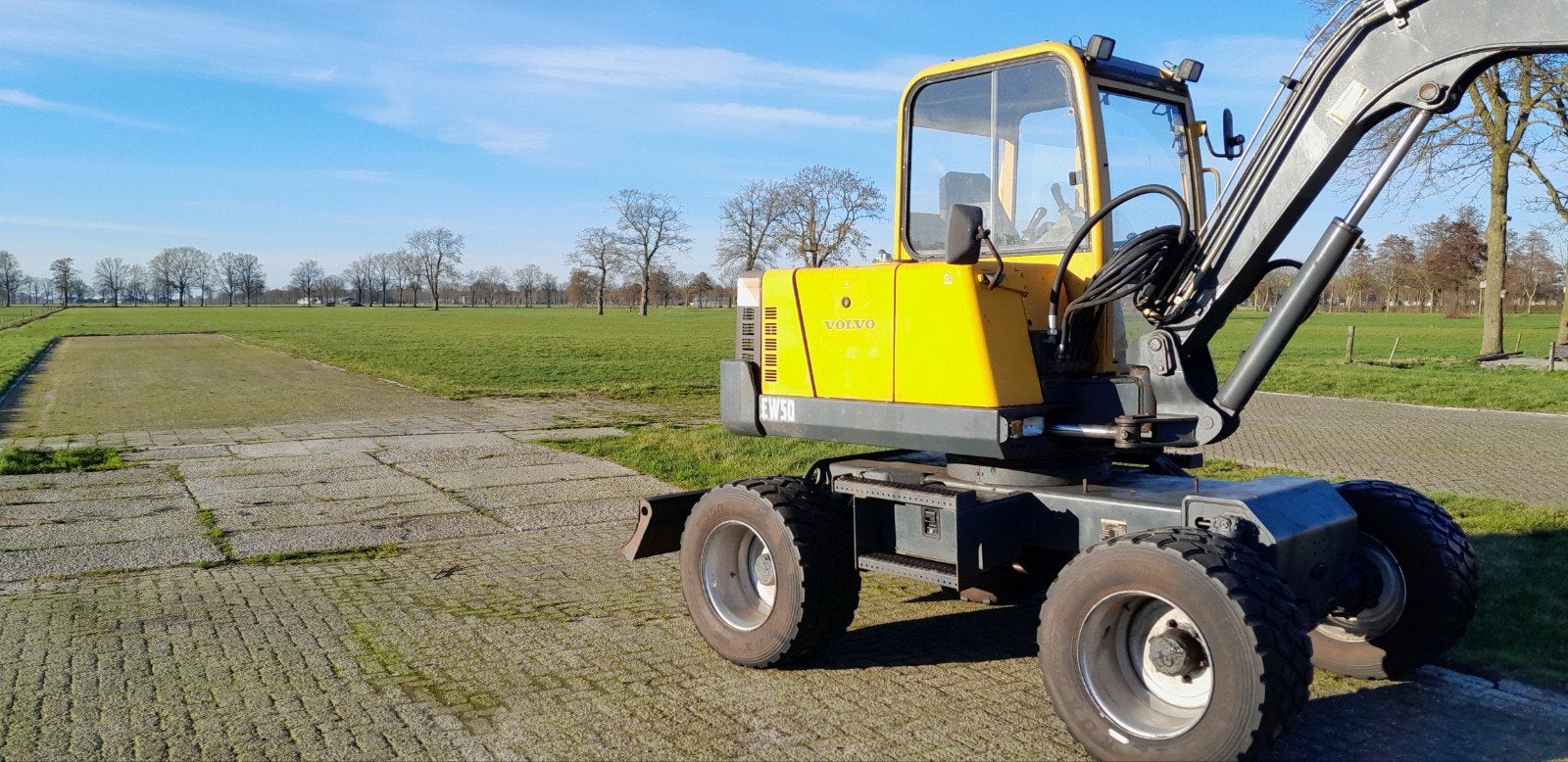 Volvo EW50 mobiele kraan Compact en Krachtig, Ophalen of Verzenden, Graafmachine