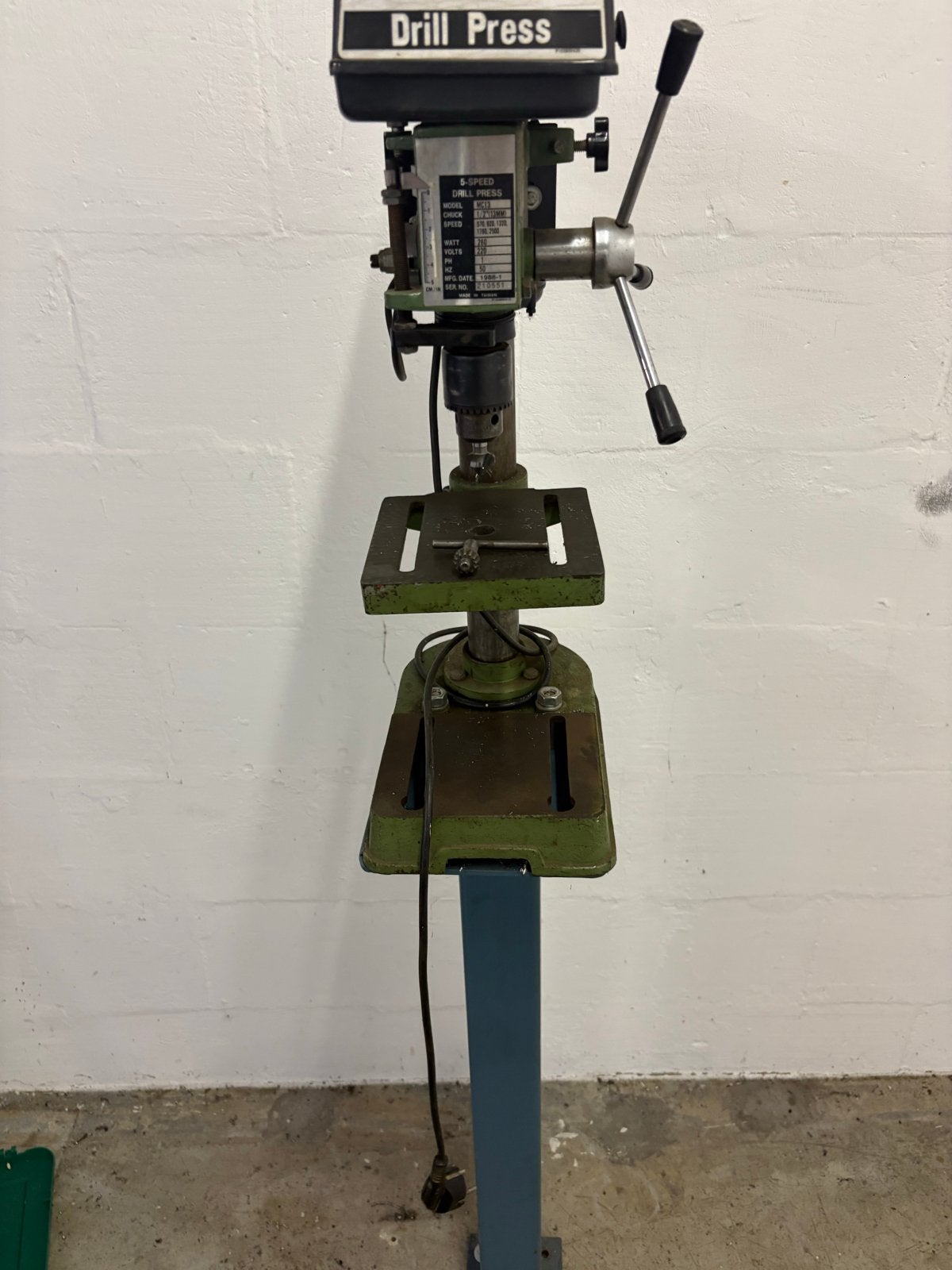 Tafelboormachine - Kolomboormachine, Ophalen, Gebruikt, Minder dan 400 watt, Kolomboormachine