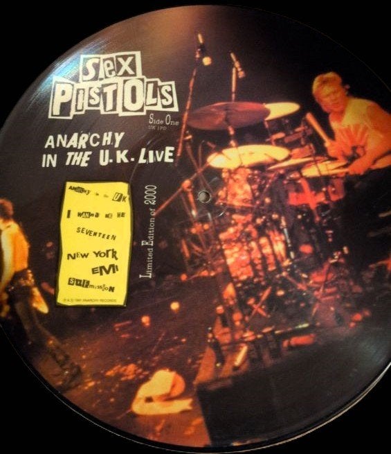 sex pistols/anarchy in the uk-punk-ZELDZAAM-picture disc, LP, Verzenden, Limited edition, Zo goed als nieuw