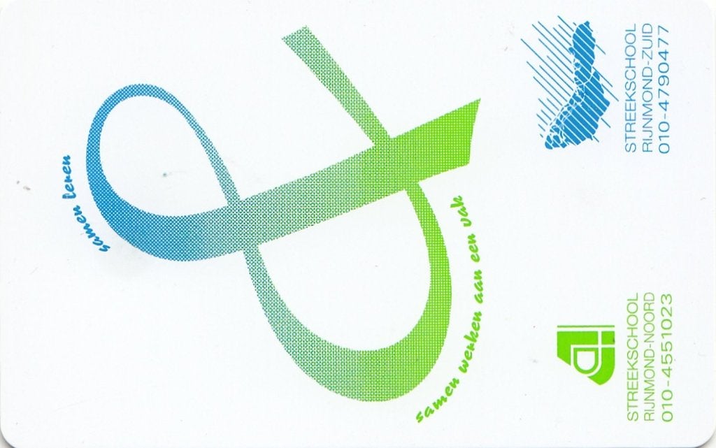 Telefoonkaart CRE193 Streekschool Rijnmond ongebruikt, Ophalen of Verzenden, Nederland