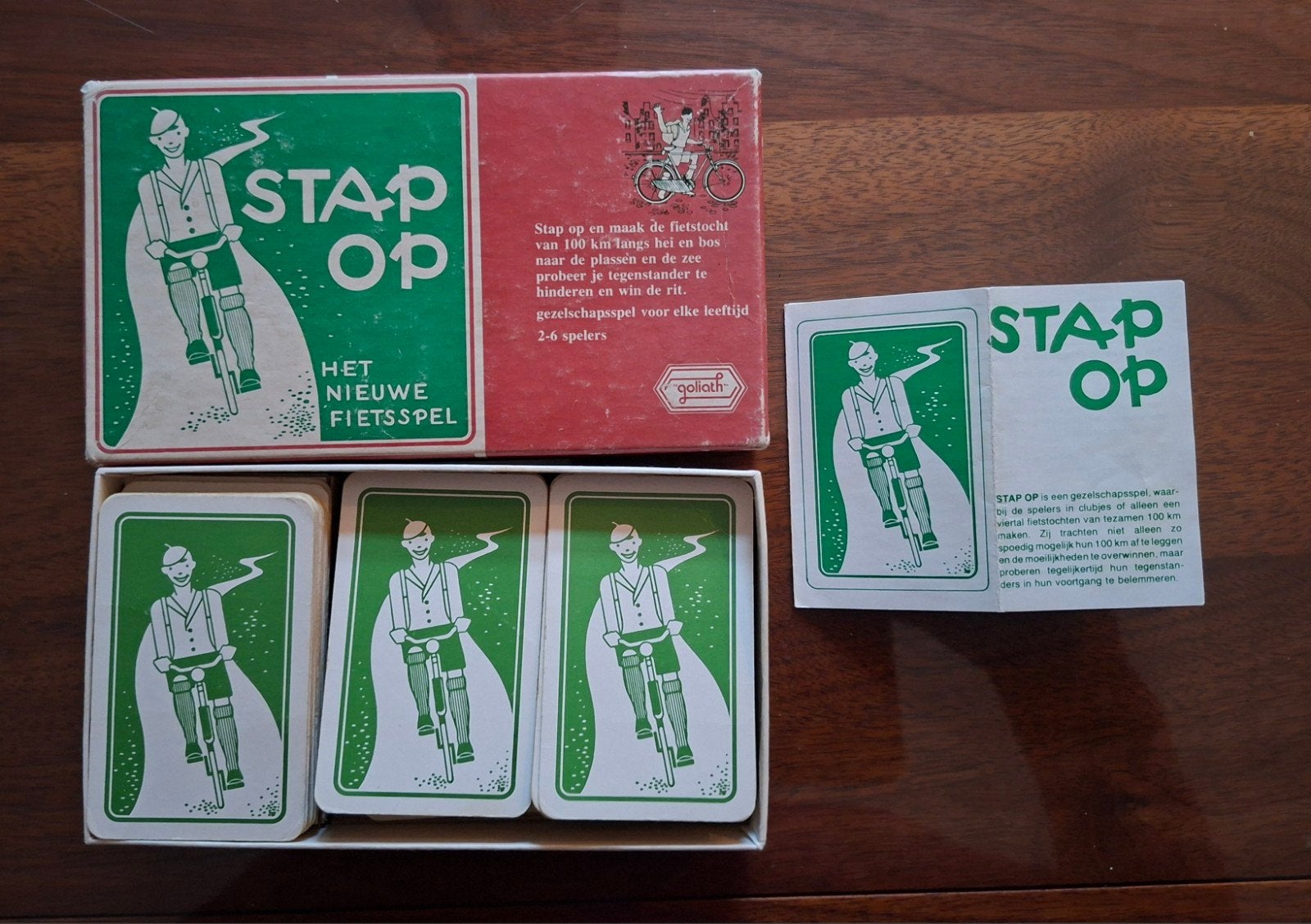Stap op kaartspel compleet, Hobby en Vrije tijd, Gezelschapsspellen | Kaartspellen, Ophalen of Verzenden, Zo goed als nieuw