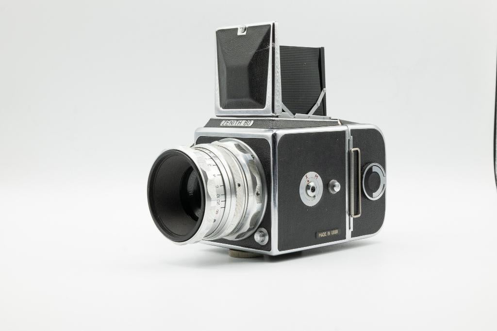 Zenith 80 met industar 29 80mm 2.8, Ophalen of Verzenden, Zo goed als nieuw, Spiegelreflex, Overige Merken