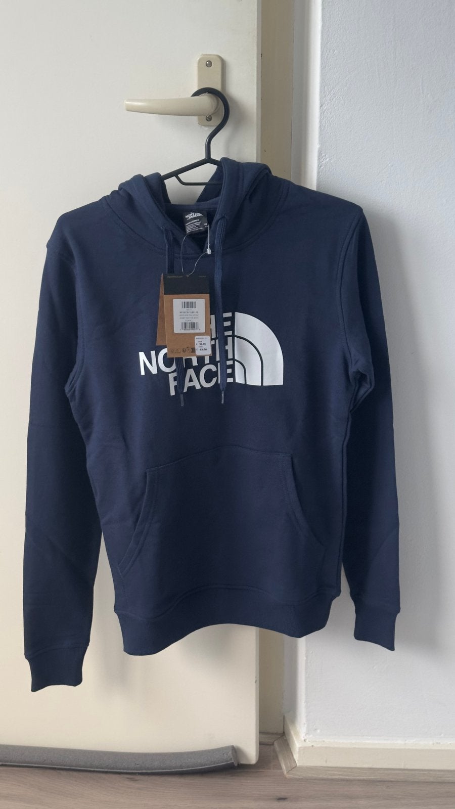 The North Face - heren - New Peak Hoodie - maat xs, Kleding | Heren, Ophalen of Verzenden, Nieuw, Maat 46 (S) of kleiner, Blauw