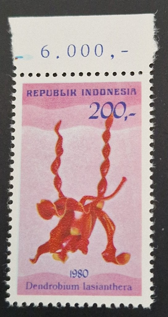 Indonesie 1980 - ZBL1031 -  Orchideeën, Ophalen of Verzenden, Postfris, Zuidoost-Azië