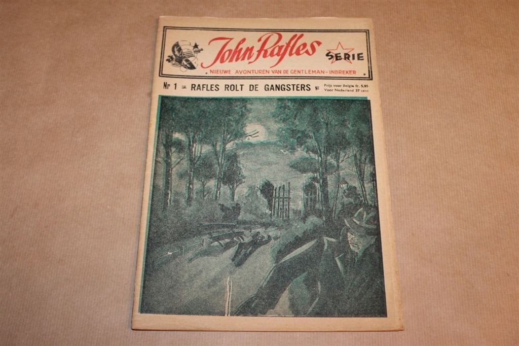 John Rafles - Nr 1 Rafles rolt de gangsters - Ca 1945 !!, Boeken, Ophalen of Verzenden, Zo goed als nieuw