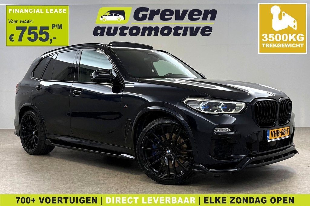 BMW X5 xDrive30d M-Sport 266PK | VAN | Grijs Kenteken | Pano, Auto's, Gebruikt, Euro 6, 2993 cc, Blauw