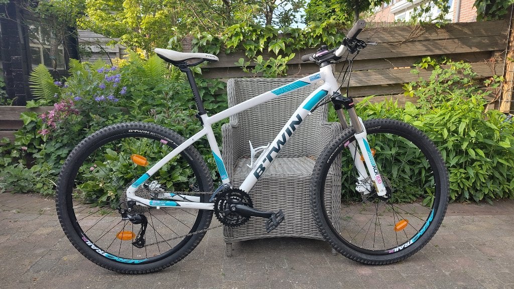 Dames mountainbike B'TWIN Rockrider 540 maat L, Hardtail, Zo goed als nieuw, Dames, Schijfrem