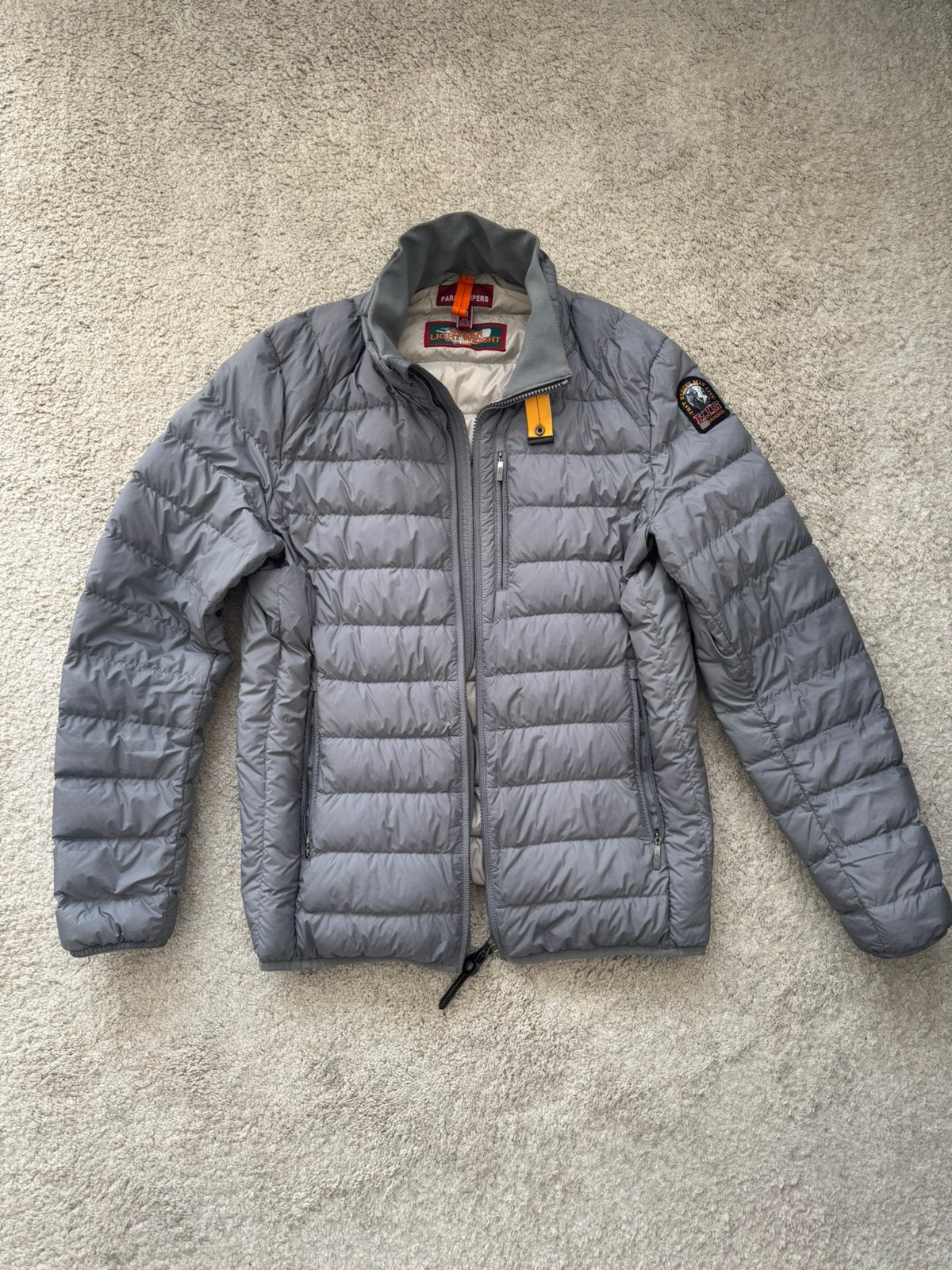 Parajumpers Lightweight Puffer jacket heren grijs maat M, Kleding | Heren, Jassen | Zomer, Ophalen of Verzenden, Zo goed als nieuw