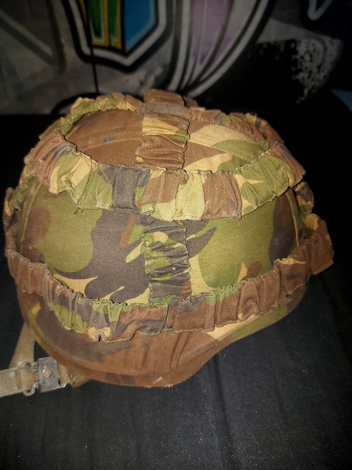 Orginele Kevlar Gevechtshelm KL met DPM Overtrek, Verzamelen, Ophalen, Landmacht, Nederland, Helm of Baret