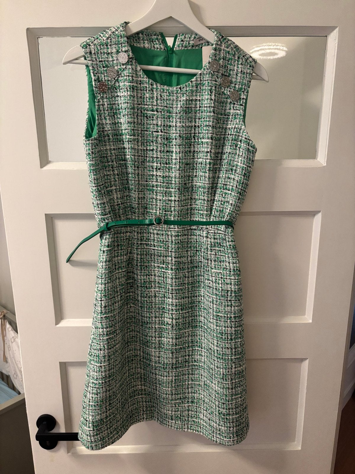 Orsay Tweed Jurk met Riem - Maat 38, Maat 38/40 (M), Nieuw, Ophalen of Verzenden, Knielengte