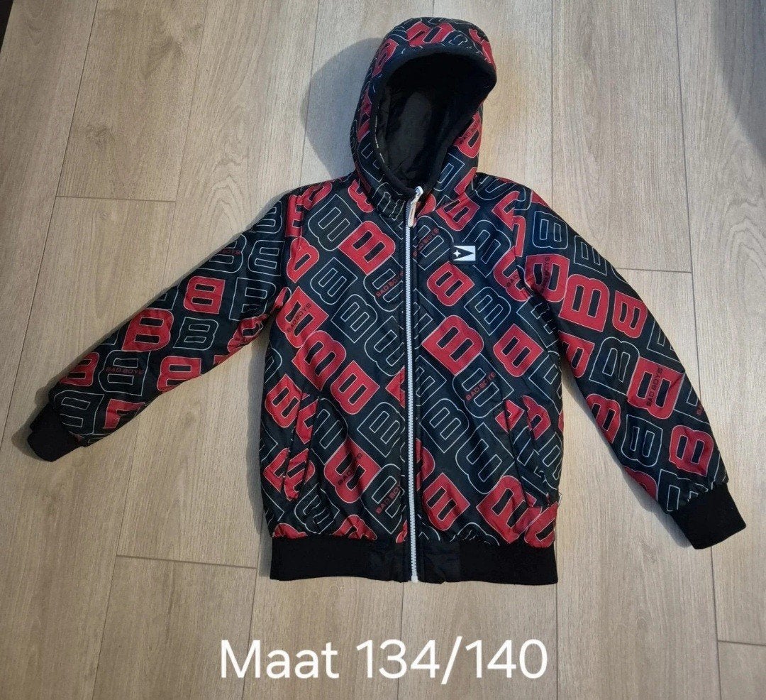 Reversible jas van WE Fashion - Maat 134/140, Jongen of Meisje, Ophalen of Verzenden, Zo goed als nieuw, WE Fashion