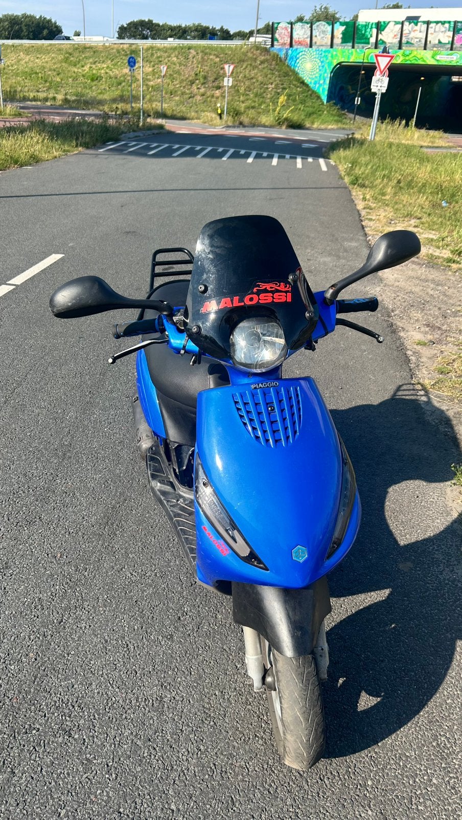 zip 4takt 50 cc, Fietsen en Brommers, Ophalen, Zo goed als nieuw, Benzine, Zip