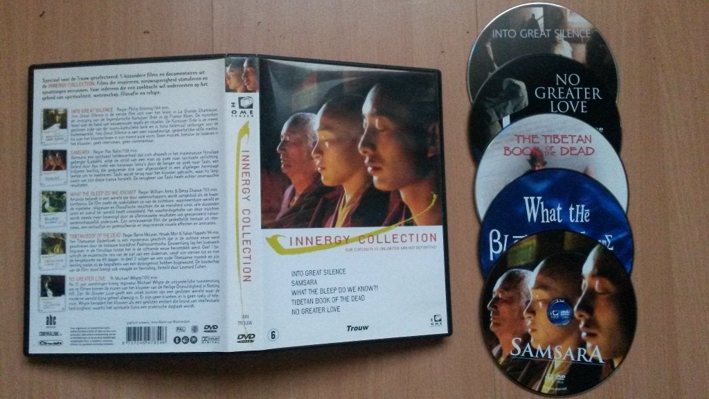 Innergy collection 5dvd box o.a. Into great silence, Samsara, Cd's en Dvd's, Overige gebieden, Verzenden, Speciale editie, Nederlands