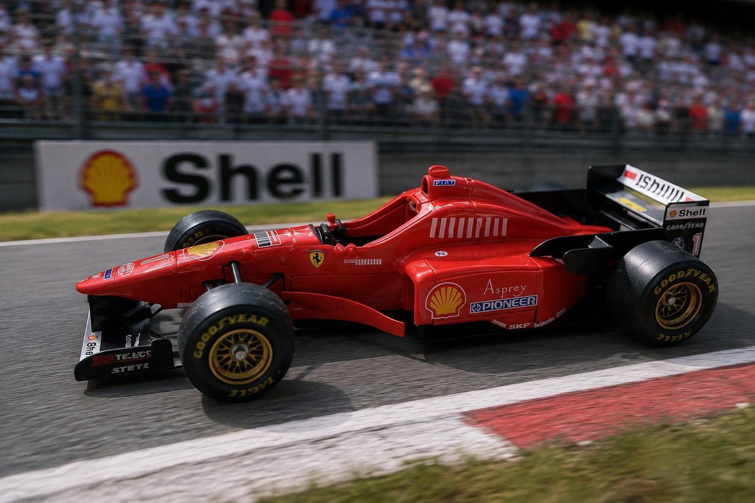 Ferrari Formule 1 Modelauto - Shell Collectie, Ophalen of Verzenden, Zo goed als nieuw, Auto, Maisto
