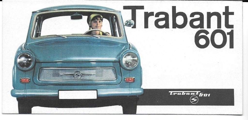 Trabant 601 folder autofolder (TR01), Boeken, Auto's | Folders en Tijdschriften, Verzenden, Zo goed als nieuw, Overige merken