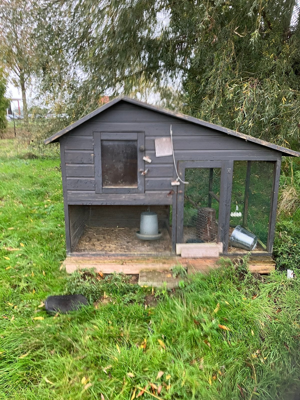 Kippenhok gratis, Dieren en Toebehoren, Ophalen of Verzenden, Gebruikt, Hout