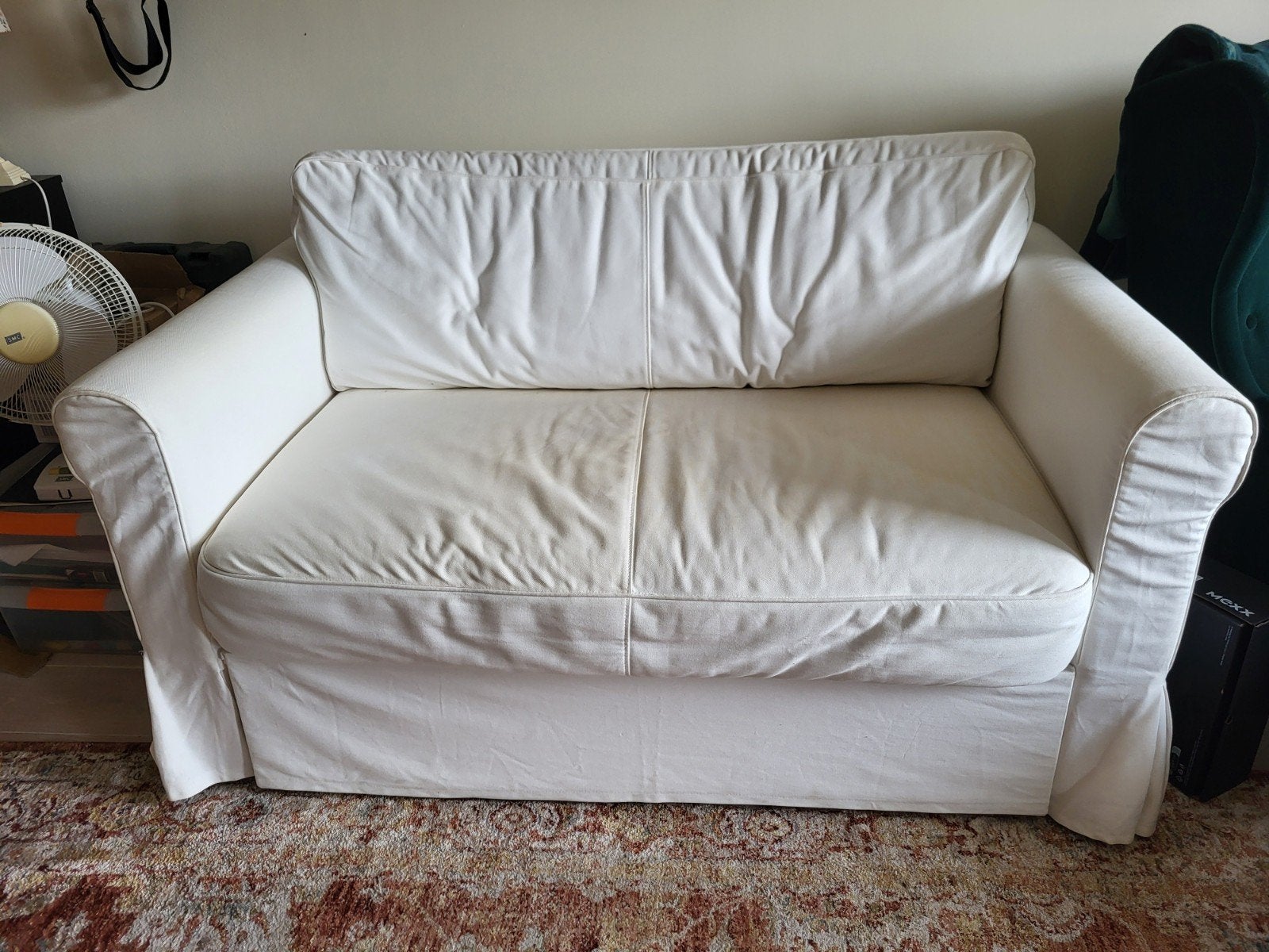 Foto 2 van Witte ikea slaapbank - gratis ophalen