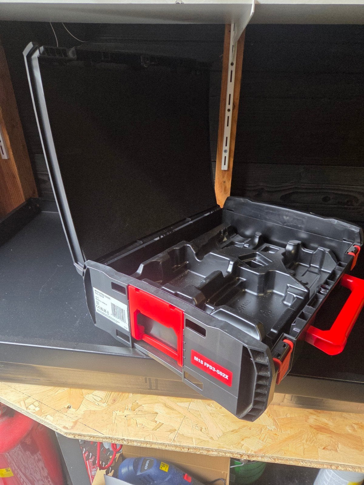Milwaukee M18 FPP3-002X Koffer Leeg - Zo goed als nieuw, Doe-het-zelf en Verbouw, Gereedschapskisten, Ophalen of Verzenden, Zo goed als nieuw