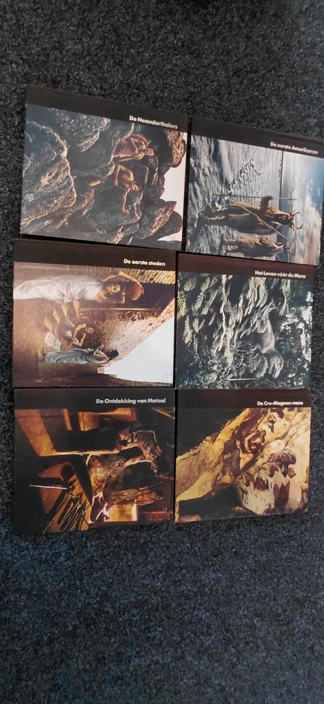Set van 6 boeken: Het Leven vóór de Mens, Ophalen of Verzenden, 20e eeuw of later, Gelezen, Time-Life Boeken