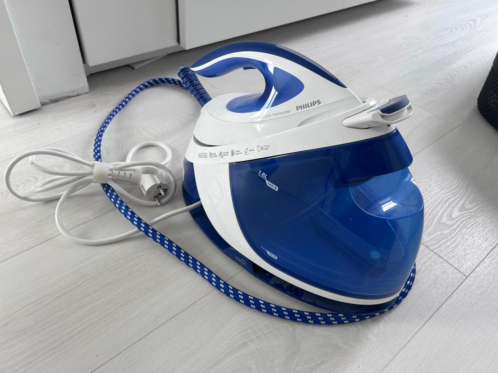 Philips PerfectCare Performer GC8700 Stoomstrijkijzer, Witgoed en Apparatuur, Strijkijzers en Strijkplanken, Ophalen, Gebruikt