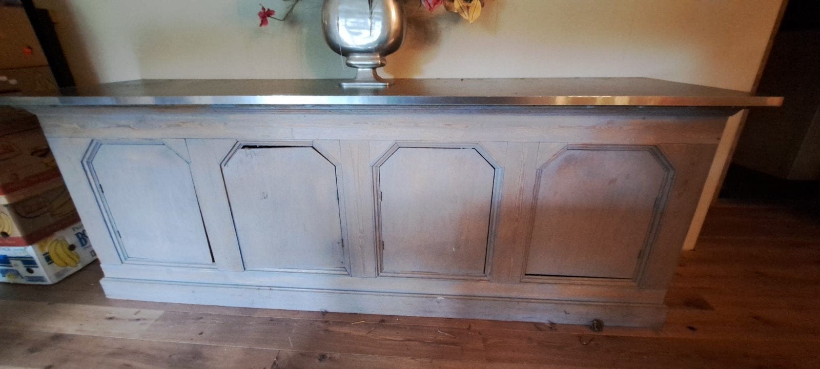 Gratis Dressoir White Wash Hout met veel bergruimte, Ophalen, Gebruikt, Overige houtsoorten, Met deur(en)