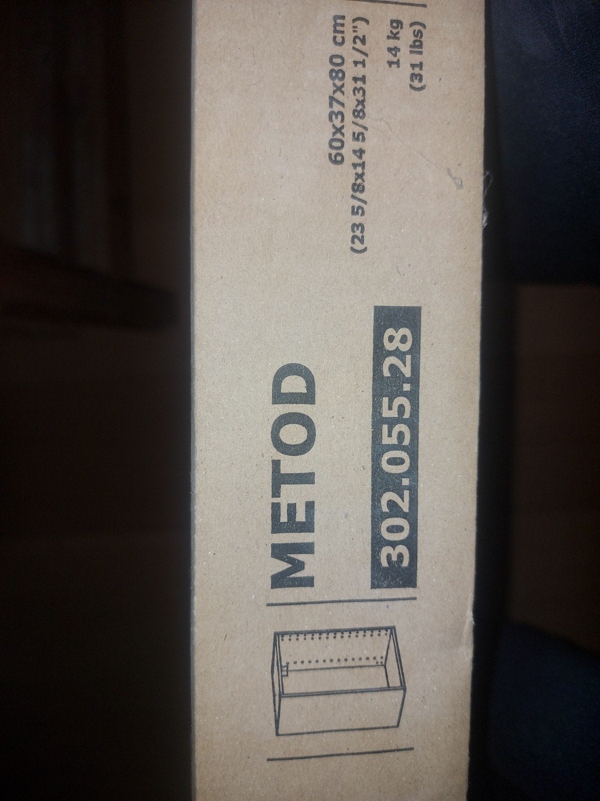 Metod - Ikea (boven)keukenkastje, Huis en Inrichting, Ophalen, Nieuw