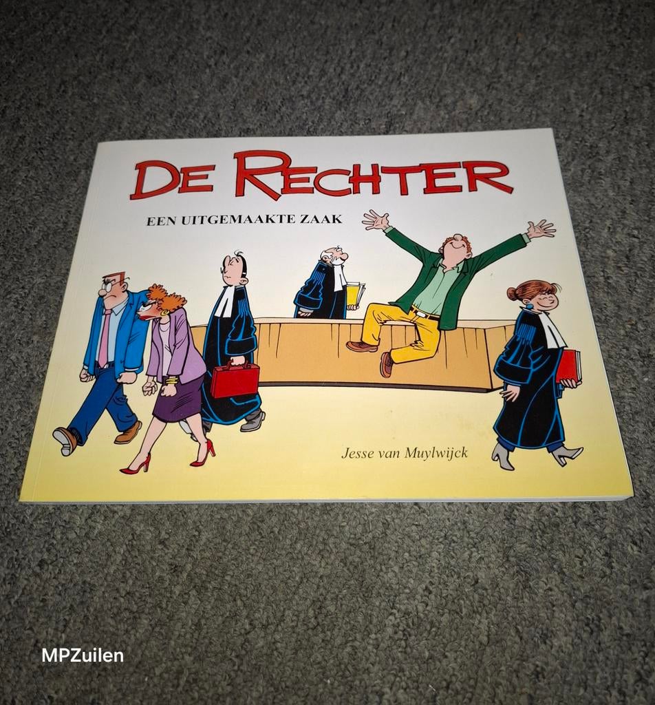 De Rechter  .. Een Uitgemaakte Zaak, Boeken, Eén stripboek, Ophalen of Verzenden, Zo goed als nieuw, Jesse van Muylwijck