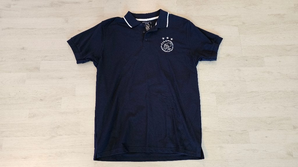 Ajax Casual Polo! Maat 2XL!, Ophalen of Verzenden, Zo goed als nieuw, Rood, Voetbal