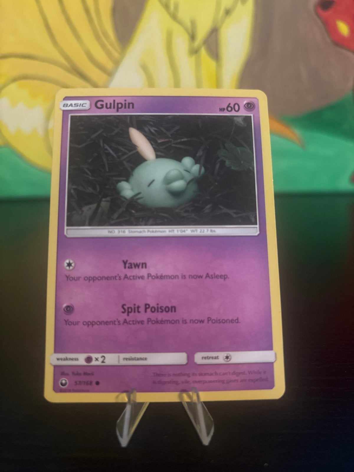 Celestial Storm -Pokemon Kaart Gulpin, Ophalen of Verzenden, Gebruikt, Losse kaart